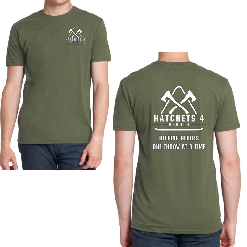 Military Green Round Neck T-Shirts Main Image